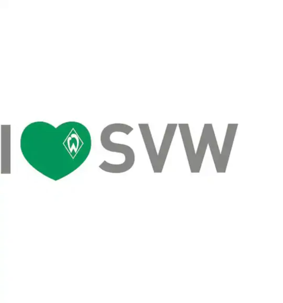 Wall-Art Wandtattoo »Werder Bremen I Love SVW«, (1 St.) günstig online kaufen