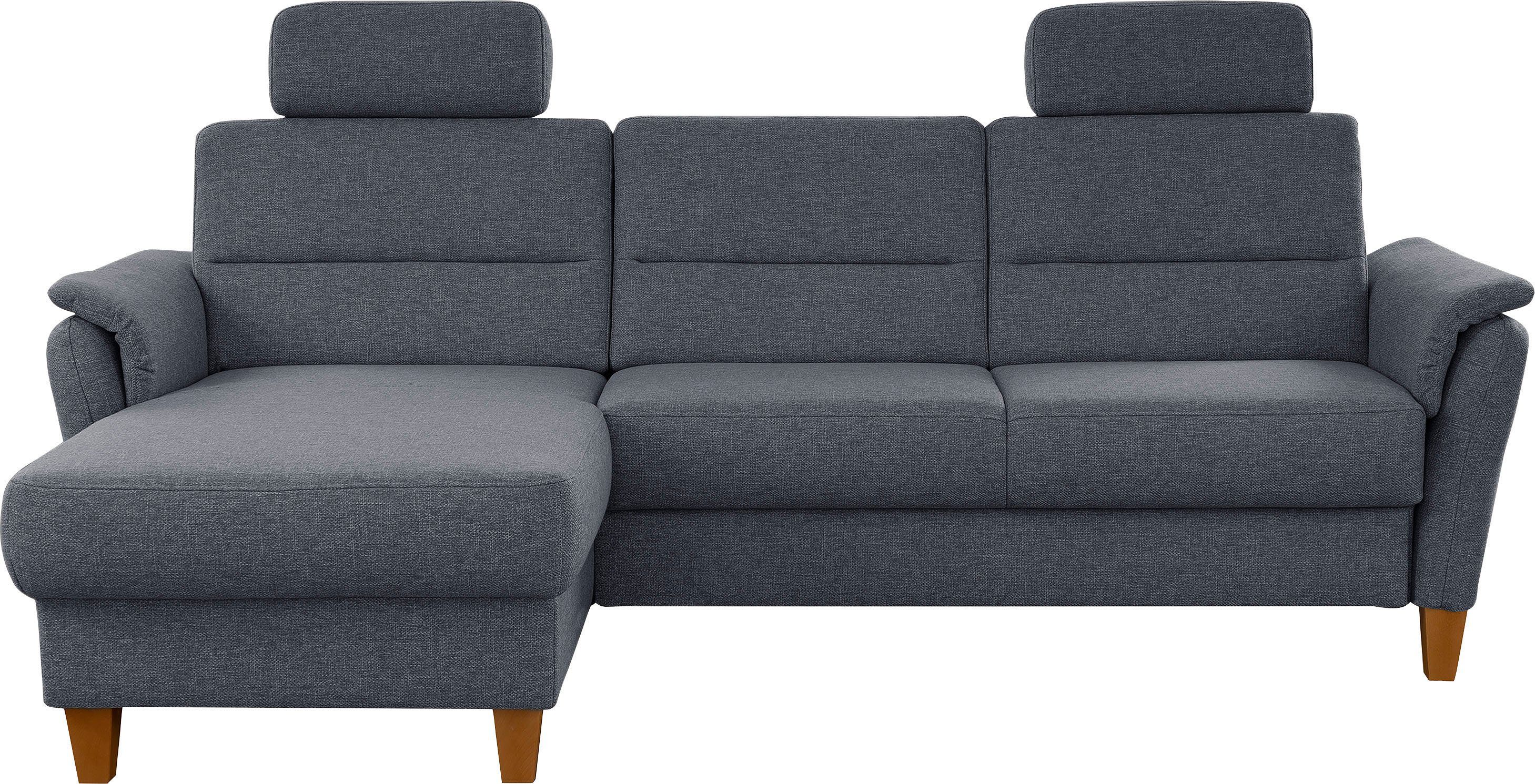 Home affaire Ecksofa Palmera L-Form, Federkern, günstig online kaufen