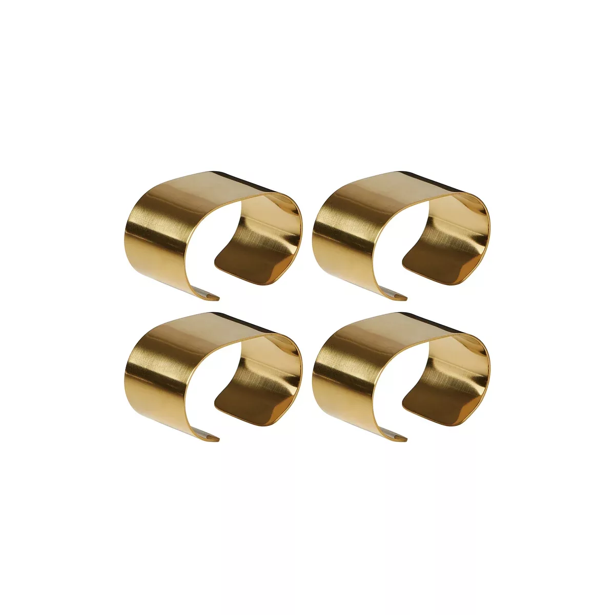 Raw Serviettenringe 4er Pack Gold günstig online kaufen