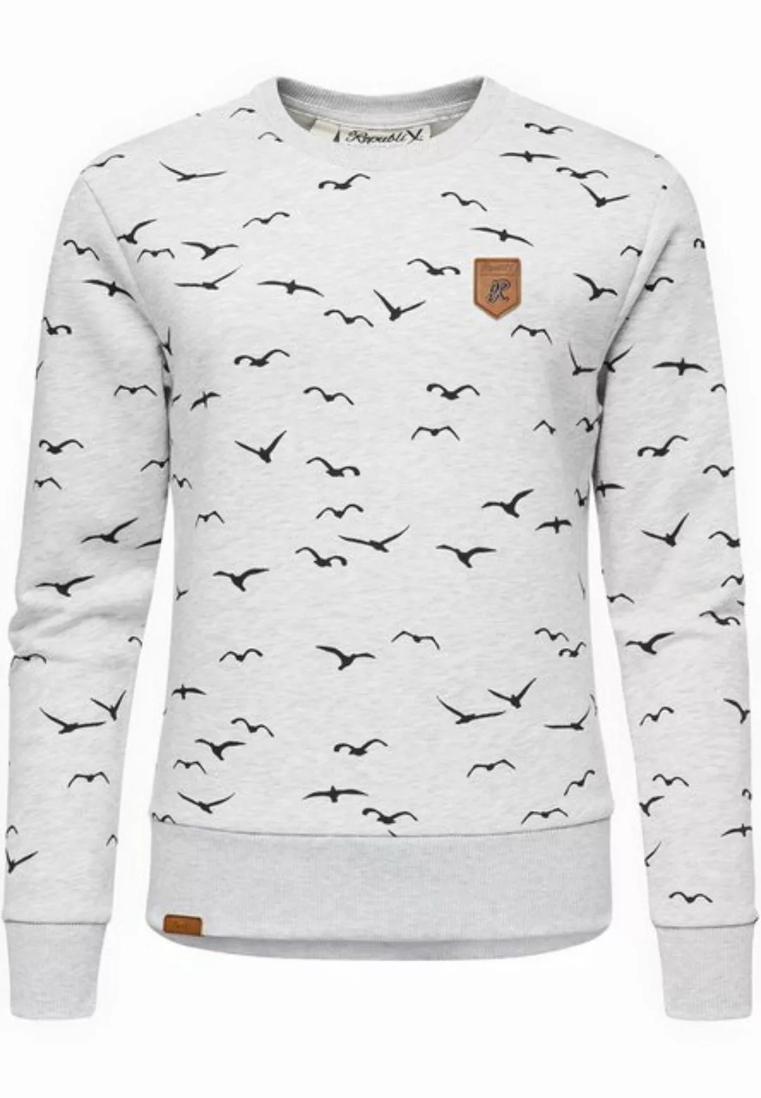 REPUBLIX Sweatshirt TYLA Damen Print Kapuzenpullover Sweatjacke Pullover Ho günstig online kaufen