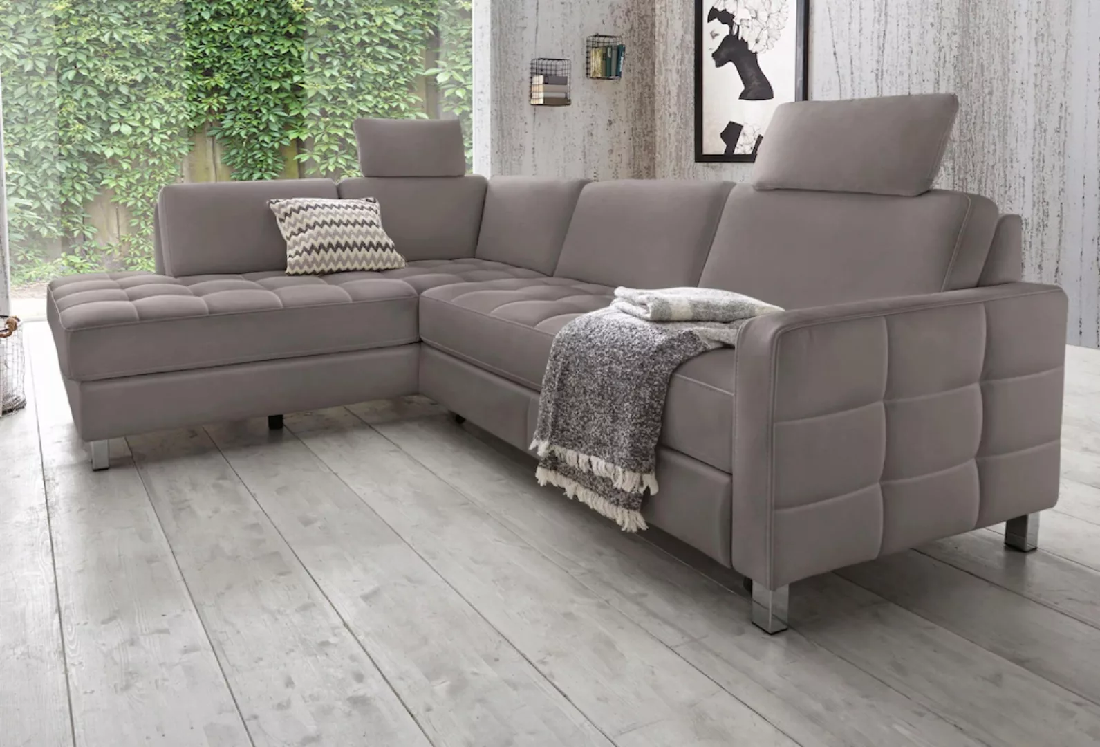 sit&more Ecksofa Bellevue, wahlweise mit Bettfunktion günstig online kaufen