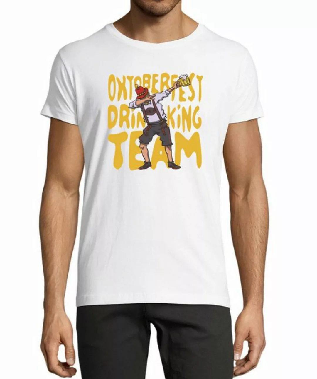MyDesign24 T-Shirt Herren Fun Print Shirt - Oktoberfest T-Shirt Drinking Te günstig online kaufen