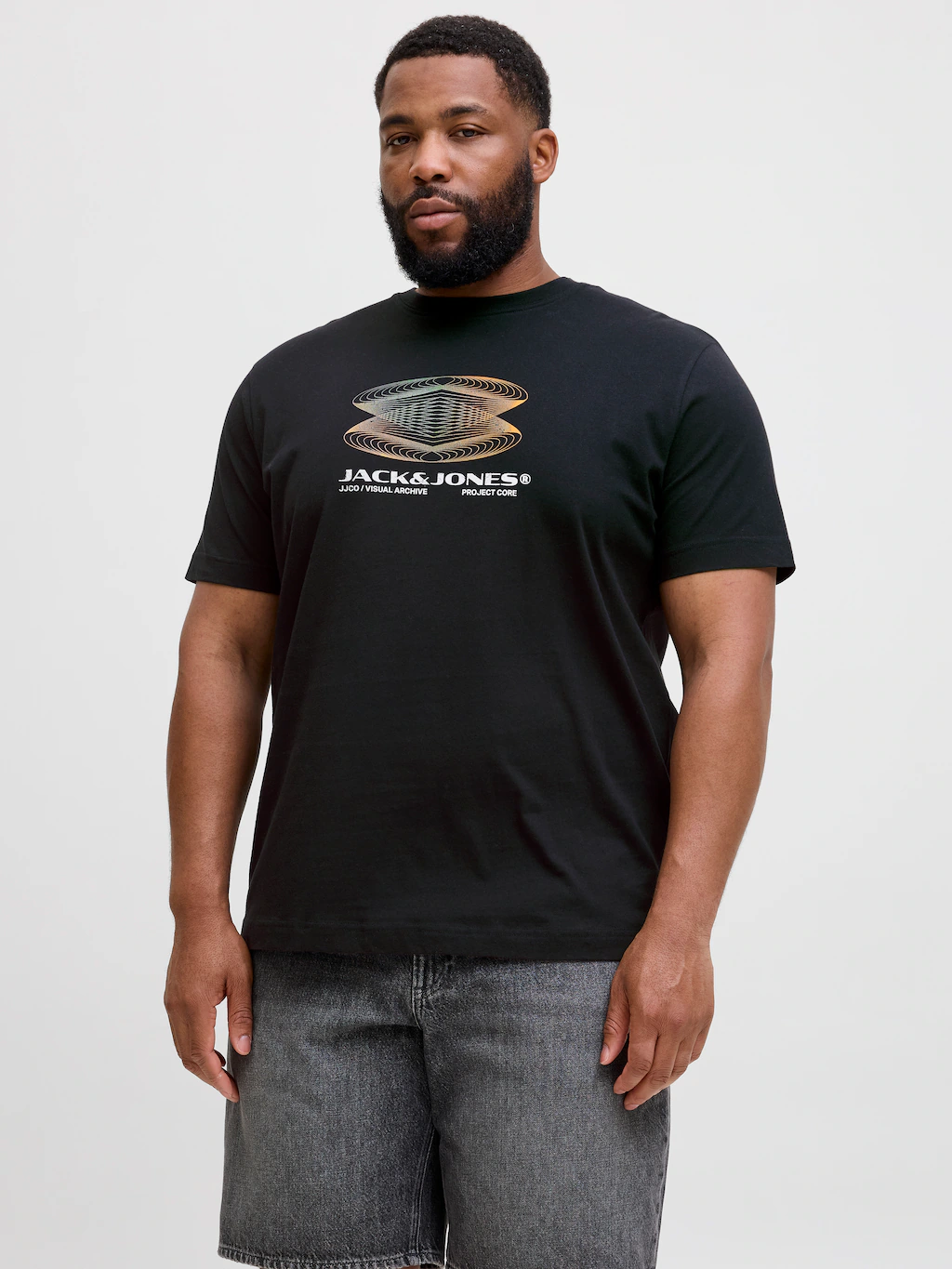 Jack & Jones PlusSize Print-Shirt "JCOCALMA TEE SS CREW NECK FST PLS", mit günstig online kaufen