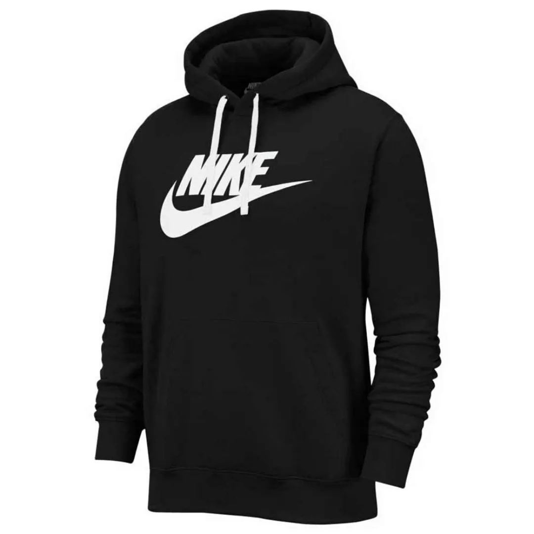 Nike Sportswear Club Graphic Regular Kapuzenpullover 3XL Black / Black / Wh günstig online kaufen