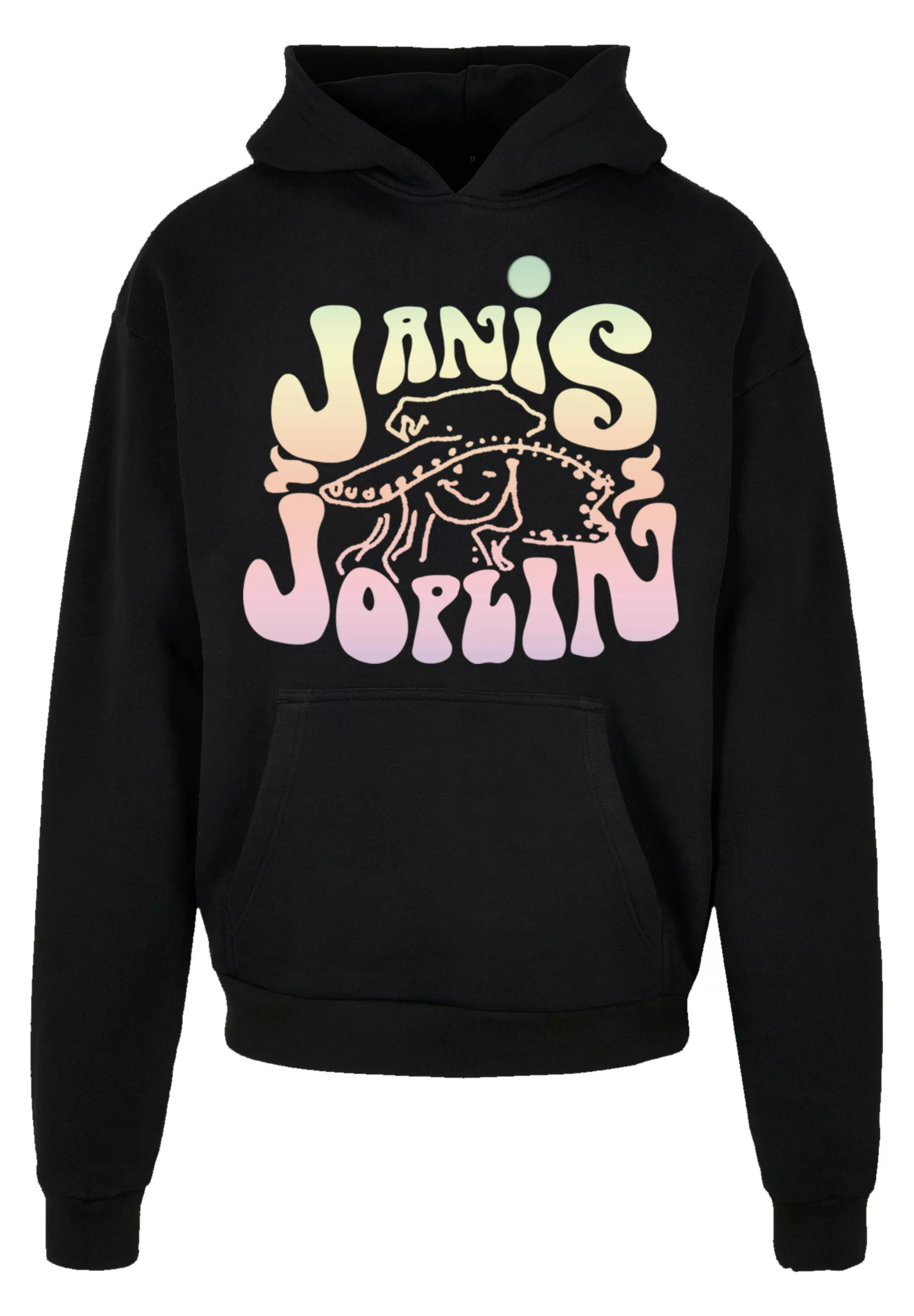 F4NT4STIC Kapuzenpullover "PLUS SIZE Janis Joplin Pastel Logo", Print günstig online kaufen