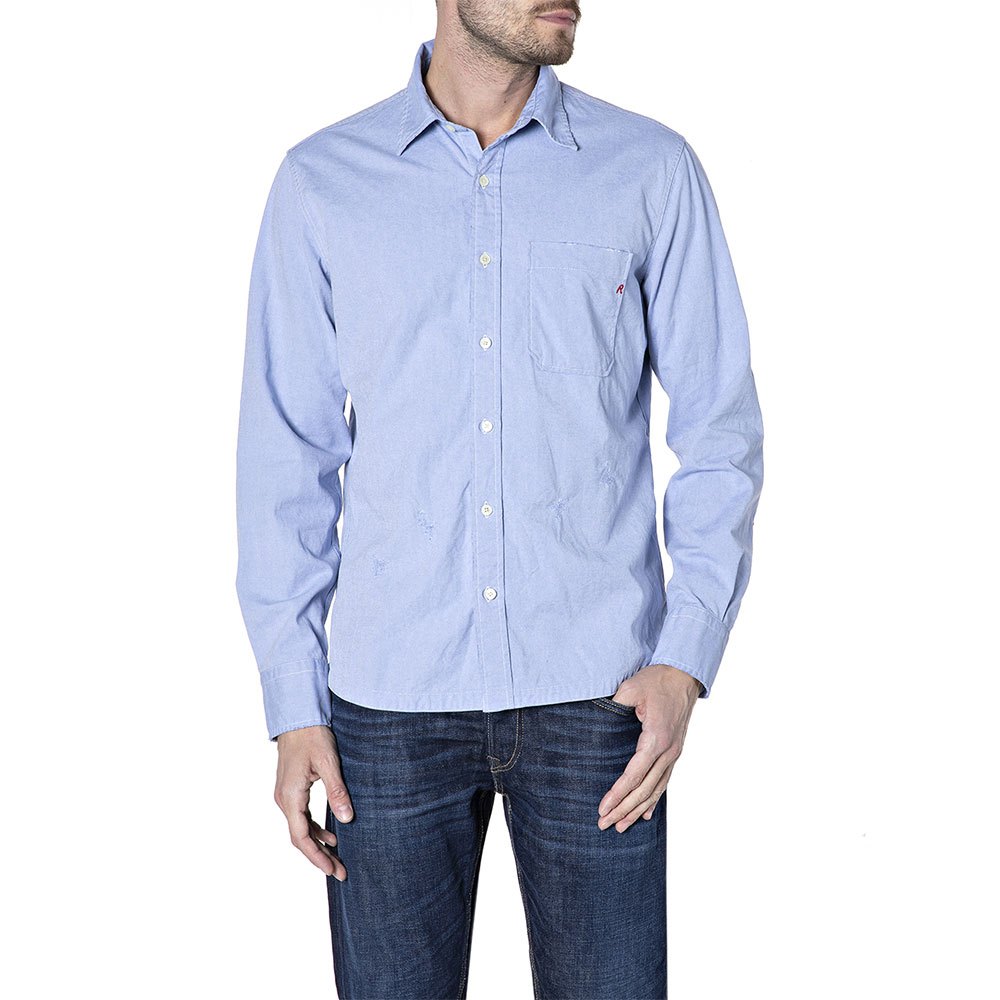 Replay M4054.000.52454 Shirt L Light Blue günstig online kaufen