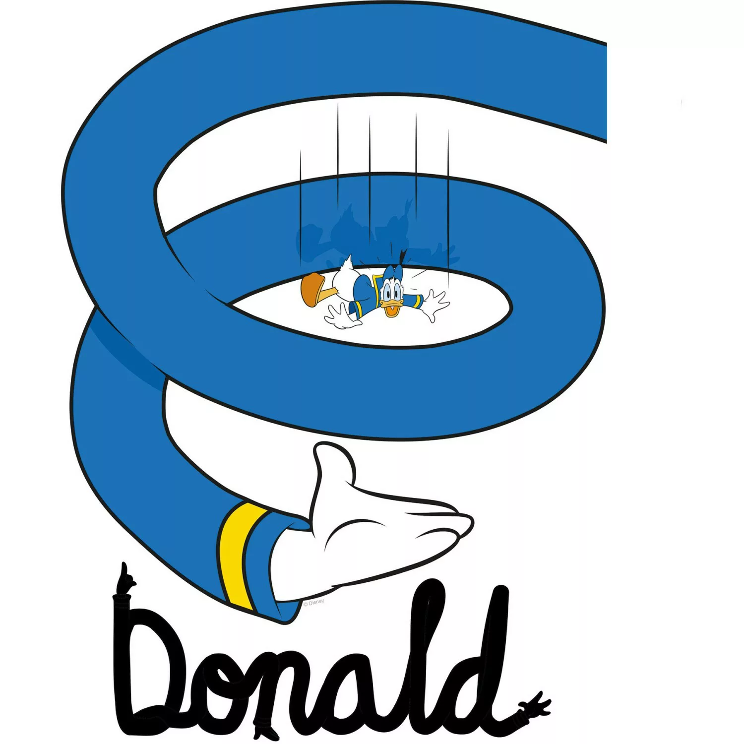 Komar Poster "Donald Duck Spiral", Disney, (1 St.), Kinderzimmer, Schlafzim günstig online kaufen