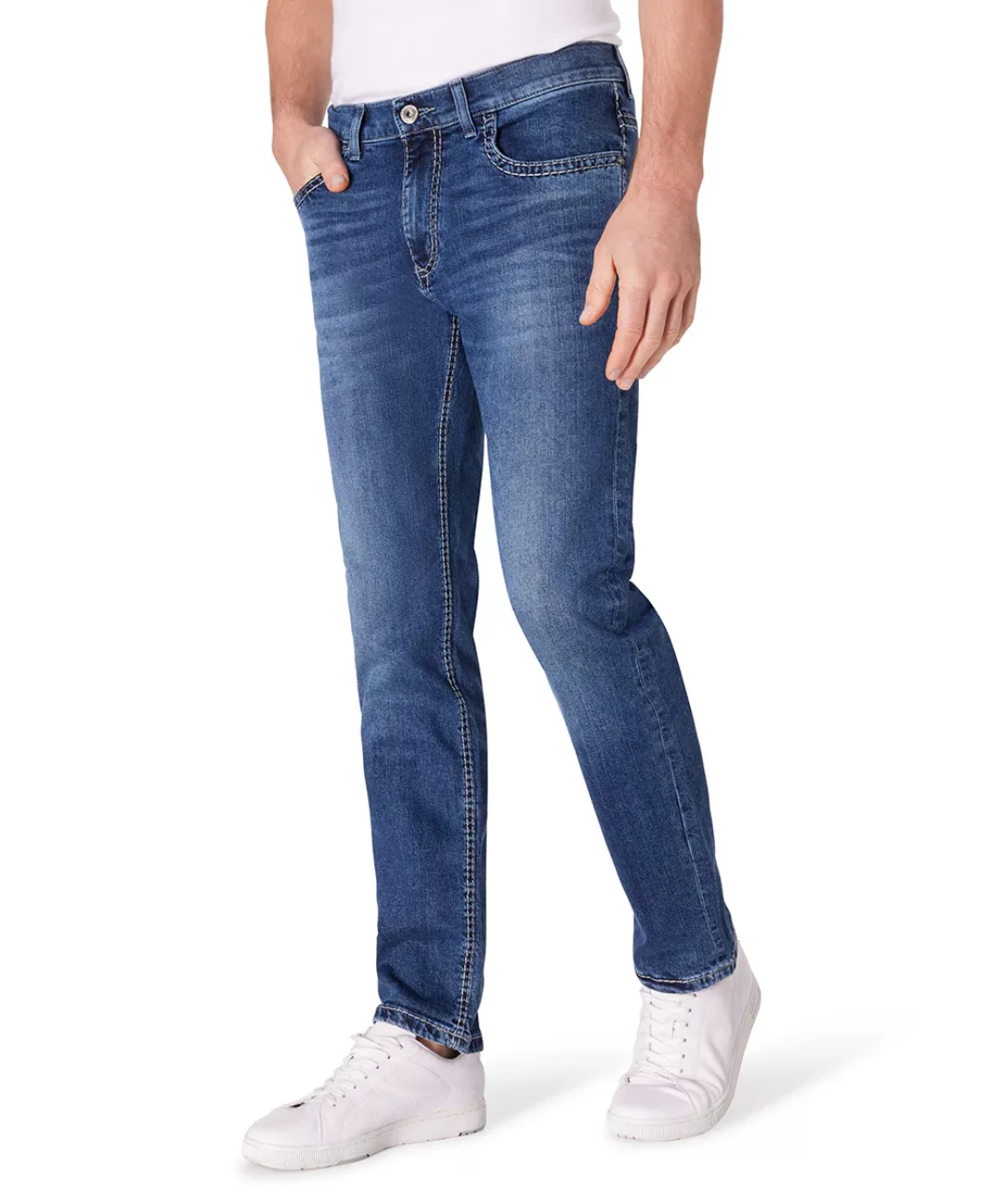 Pioneer Authentic Jeans Straight-Jeans Rando Dicke Nähte günstig online kaufen