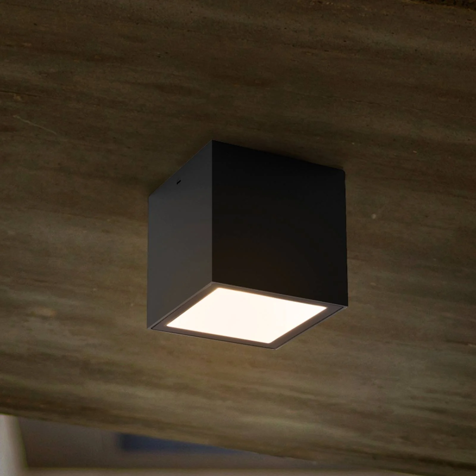 LED-Außendeckenleuchte Gemini XS, 4.000K anthrazit günstig online kaufen