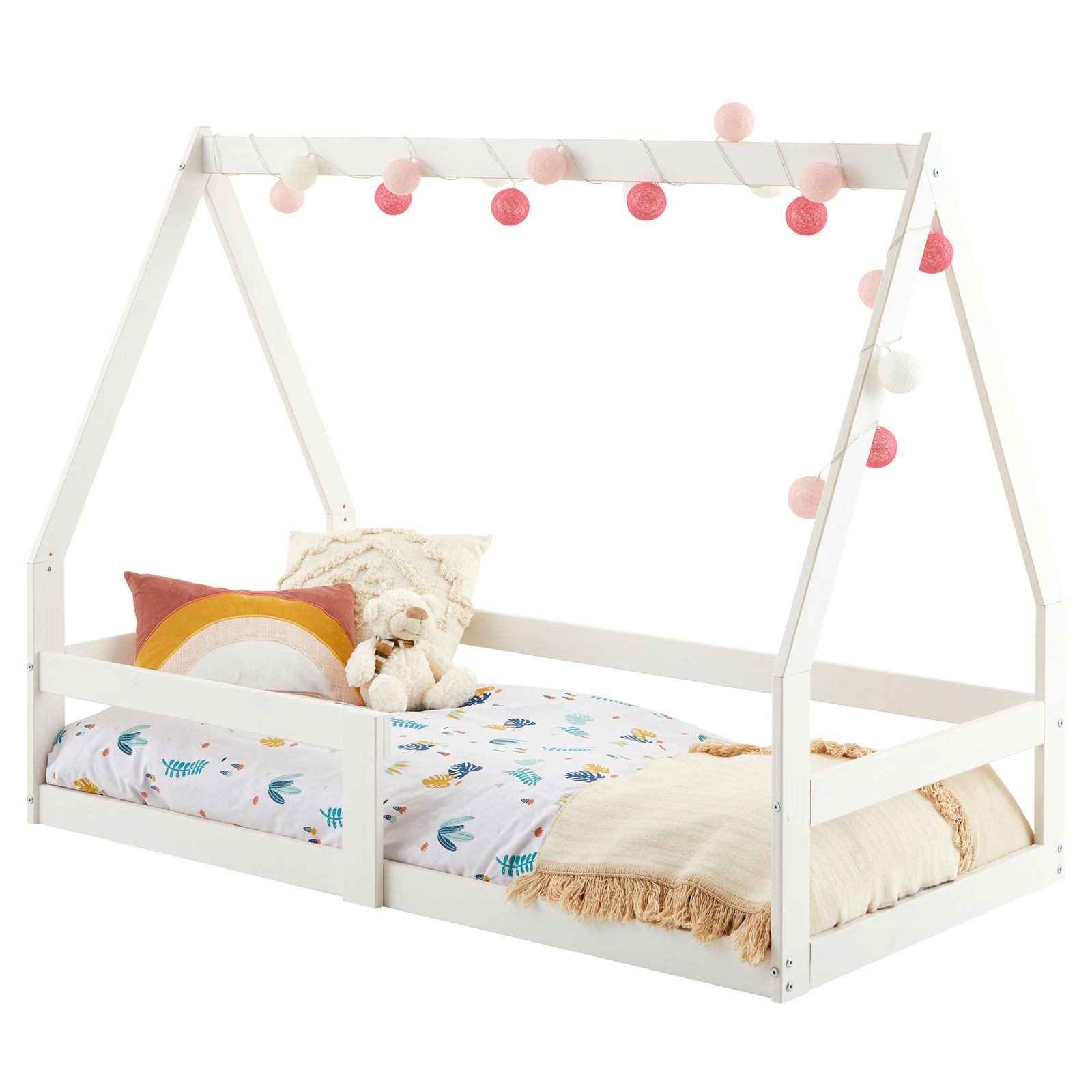 IDIMEX Kinderbett LUSIA, Hausbett Kinder Bodenbett günstig online kaufen