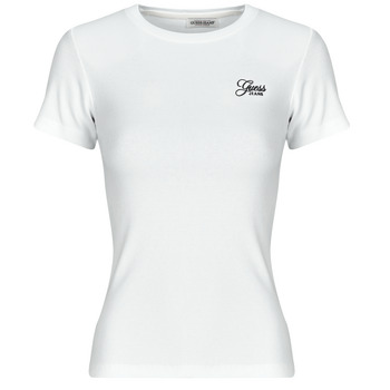 Guess  T-Shirt SS CN SNAP EMBRO SLIM TOP günstig online kaufen