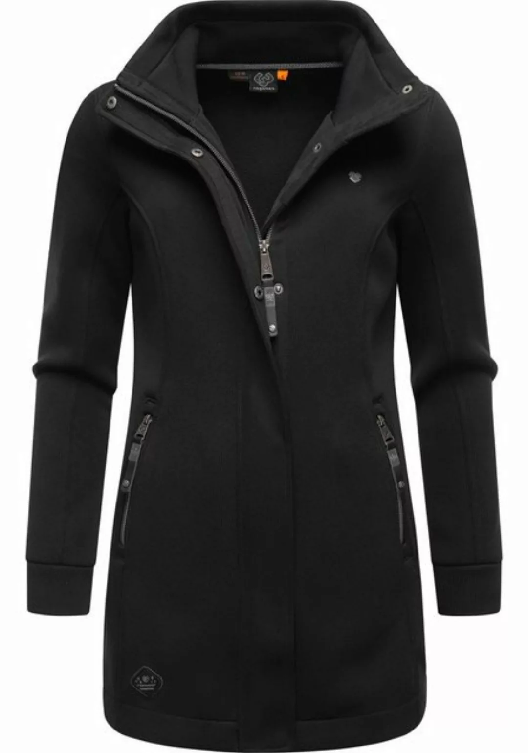 Ragwear Sweatjacke "Letrice Bonded", Elegante Zip-Jacke mit hohem Kragen in günstig online kaufen