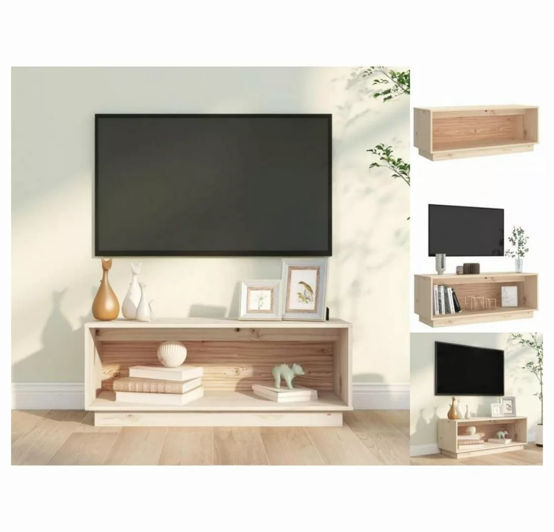 vidaXL TV-Schrank TV-Schrank 90x35x35 cm Massivholz Kiefer Lowboard günstig online kaufen