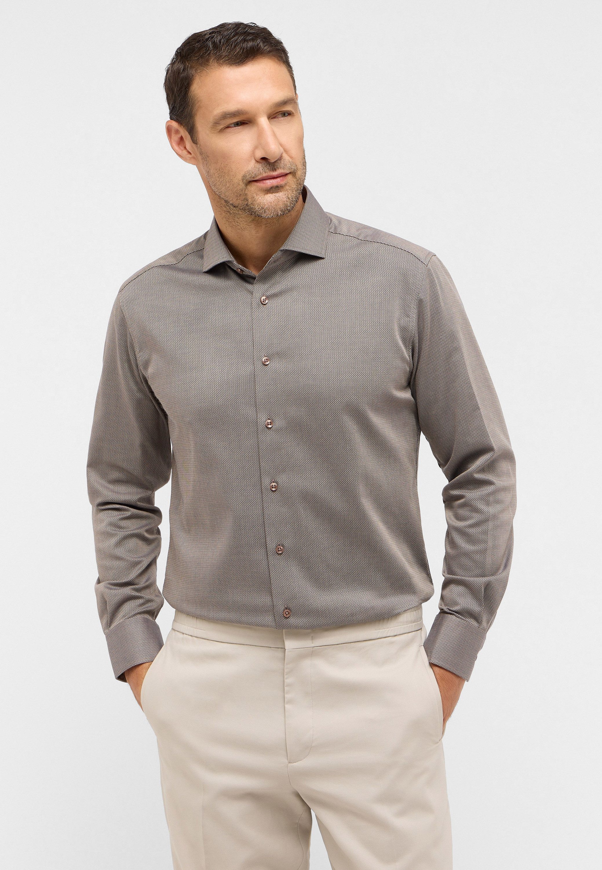 Eterna Langarmhemd "MODERN FIT", NON IRON (bügelfrei) günstig online kaufen