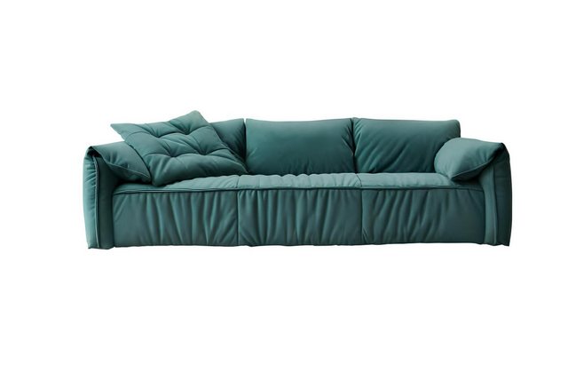 Xlmoebel 3-Sitzer Hochwertiges 3-Sitzer Sofa in Blau - Designer Couch für d günstig online kaufen