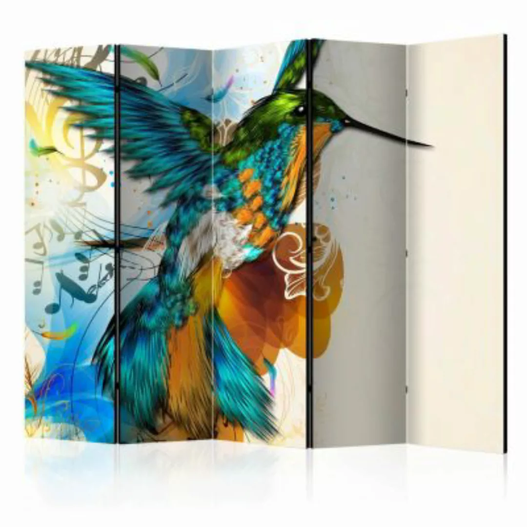 artgeist Paravent Marvelous bird II [Room Dividers] mehrfarbig Gr. 225 x 17 günstig online kaufen