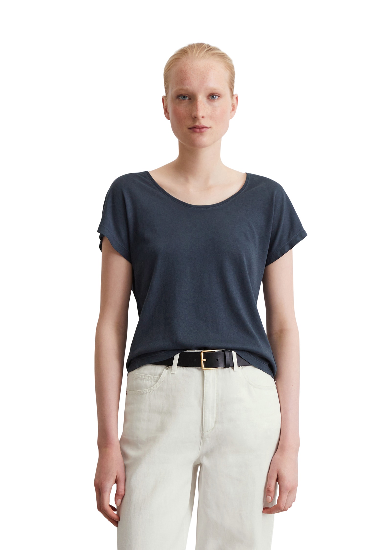 Marc OPolo T-Shirt "aus Viskose-Organic-Cotton-Mix" günstig online kaufen