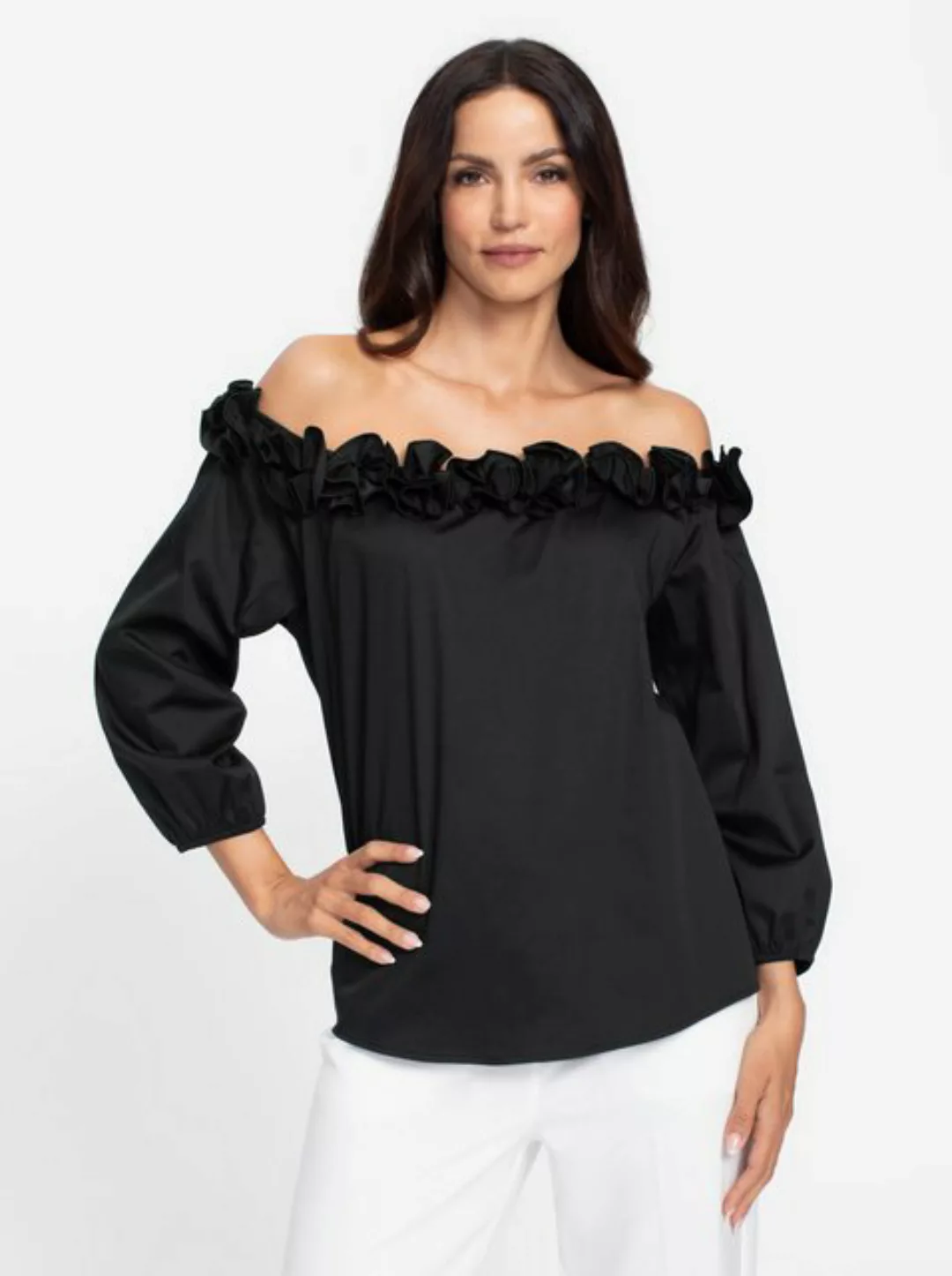 heine Klassische Bluse Carmenbluse günstig online kaufen