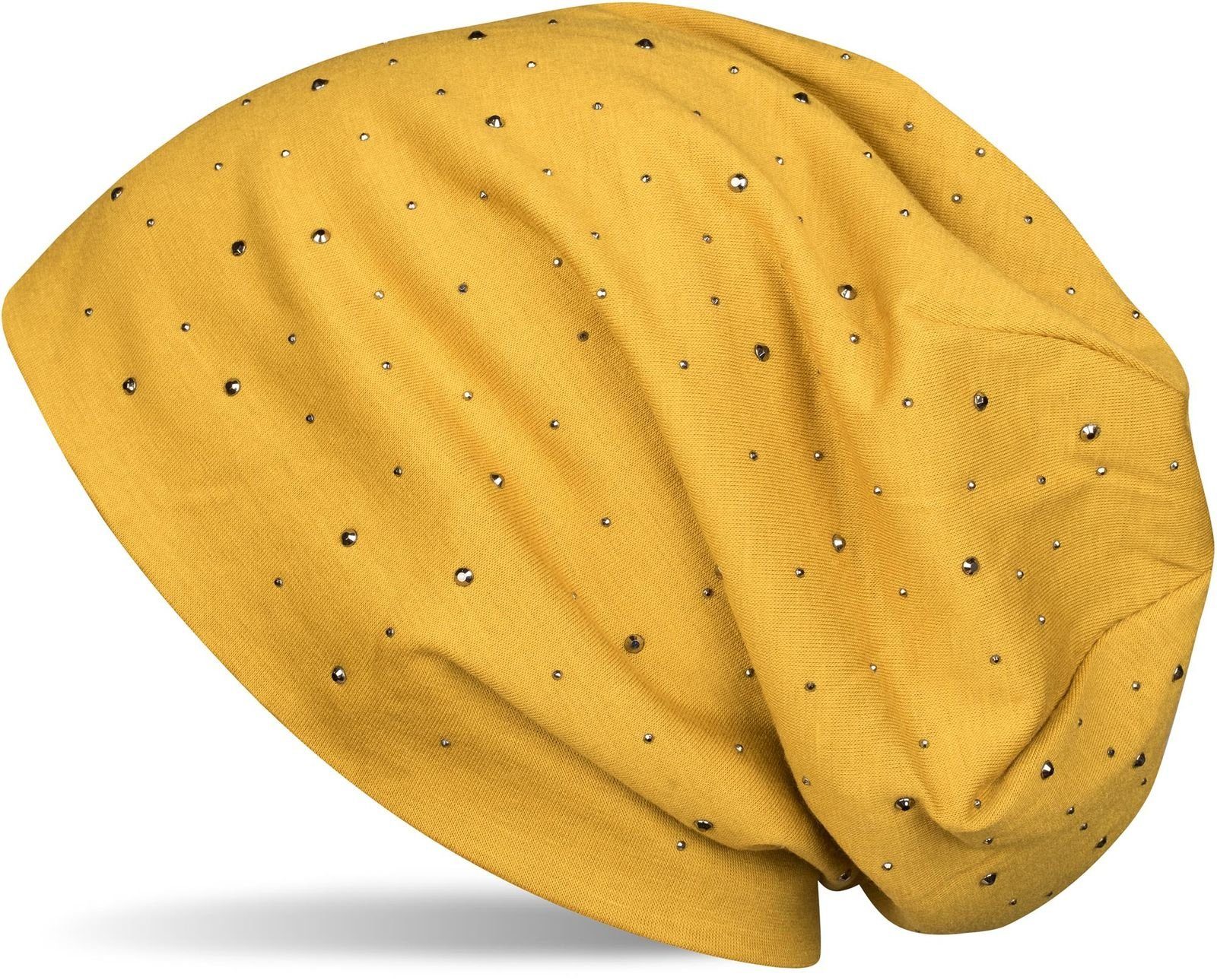 styleBREAKER Beanie Beanie mit Strass Nieten günstig online kaufen
