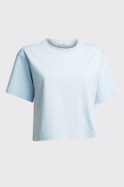 Cropped T-shirt Vayana Sky Blue günstig online kaufen
