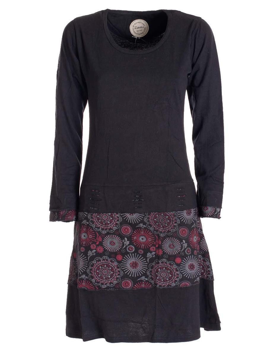 Vishes Midikleid Langarm Keid Mandala Druck günstig online kaufen