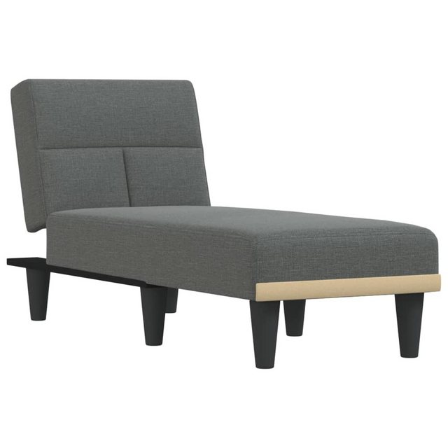 vidaXL Chaiselongue Chaiselongue Schwarz Stoff, 1 Teile günstig online kaufen