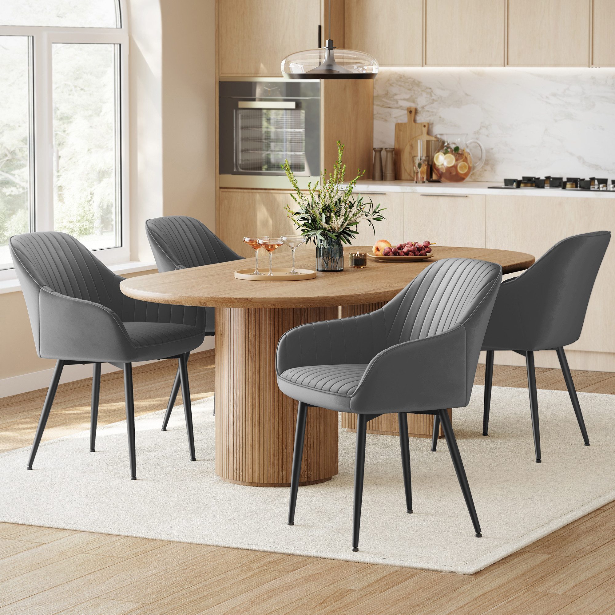 SONGMICS Esszimmerstuhl (4 St), 4er Set, günstig online kaufen