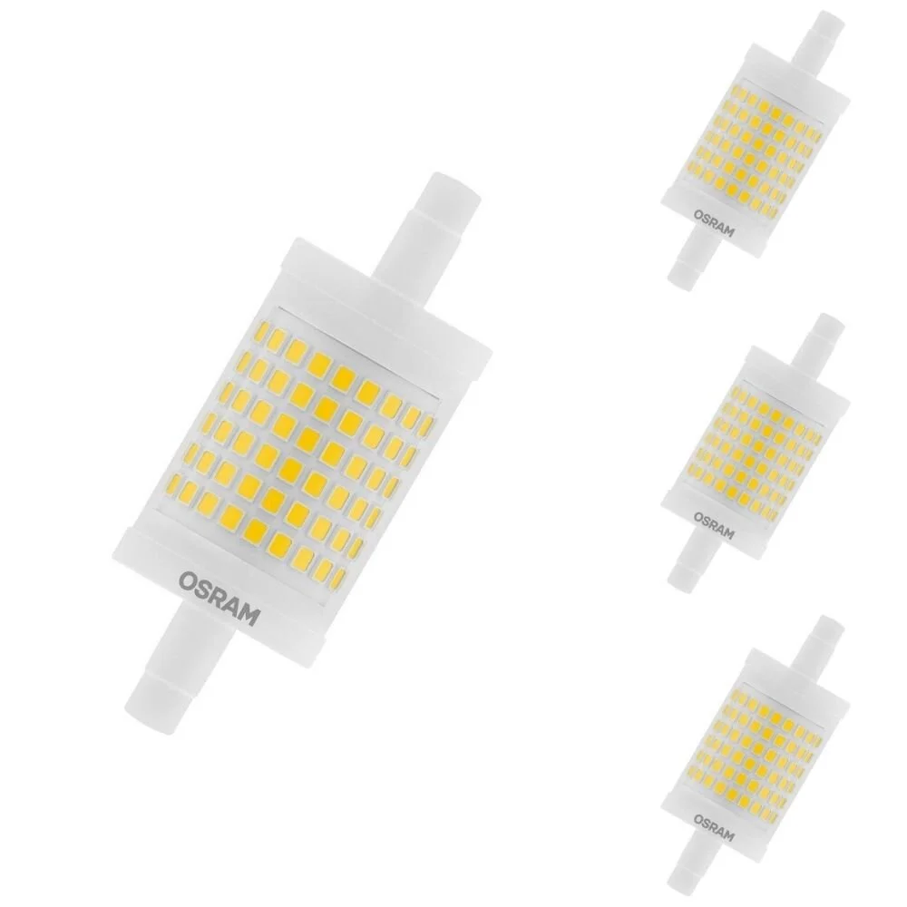 Osram LED Lampe ersetzt 100W R7S Röhre - R7S-78 in Weiß 12W 1521lm 2700K di günstig online kaufen