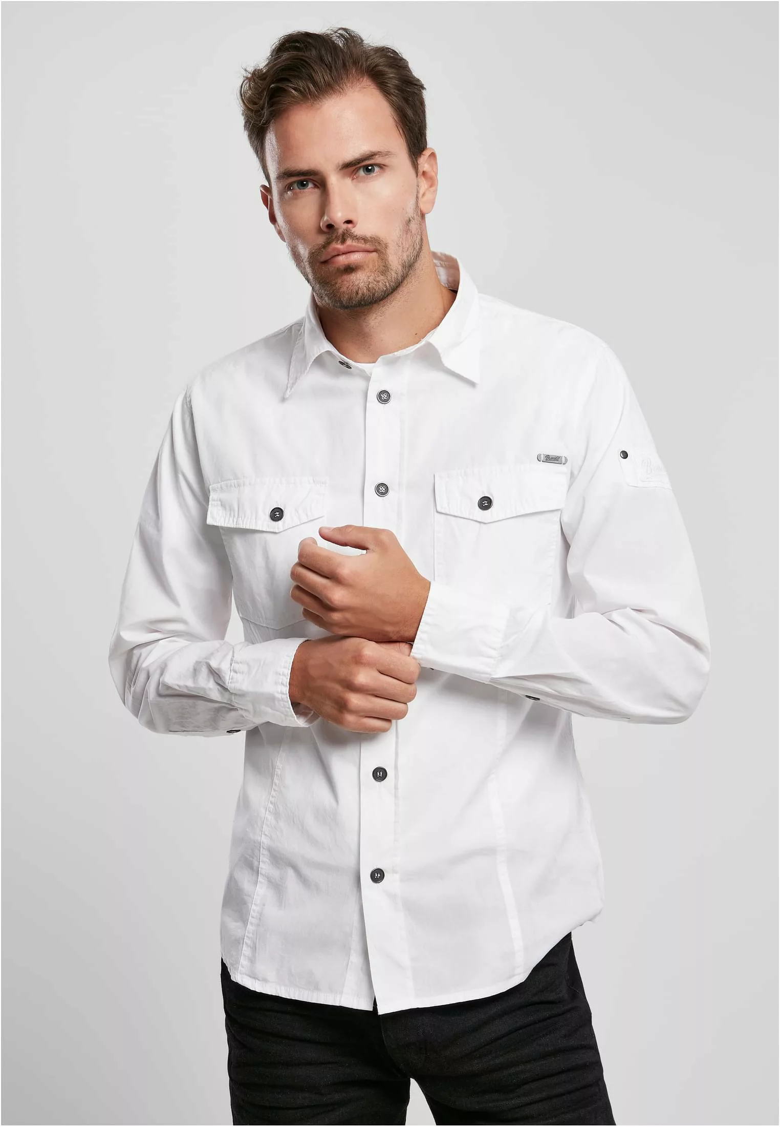 Brandit Langarmhemd "Brandit Herren Duncan Checked Shirt", (1 tlg.) günstig online kaufen