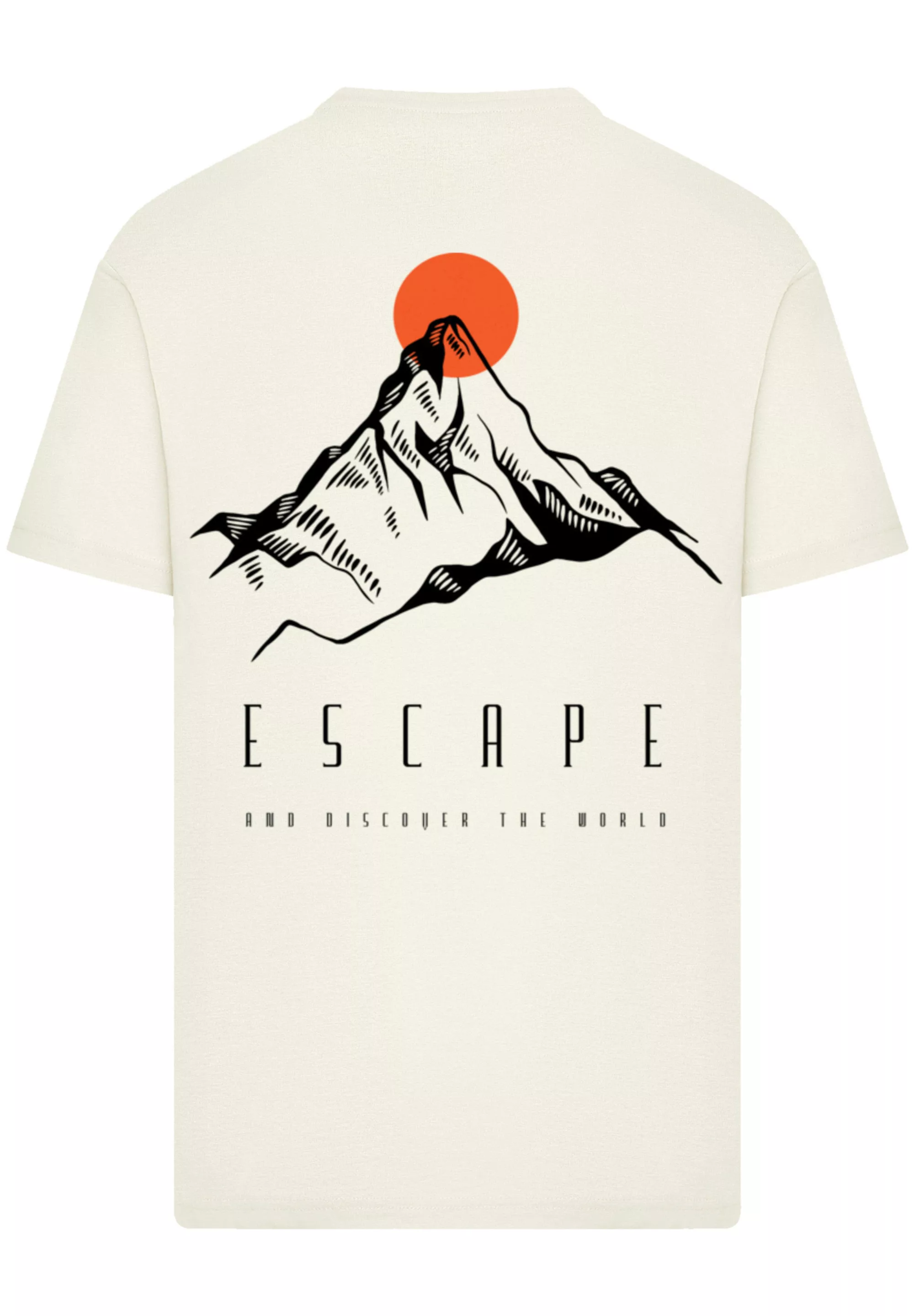 F4NT4STIC T-Shirt "Escape Discover the World Mountain", Premium Qualität, E günstig online kaufen