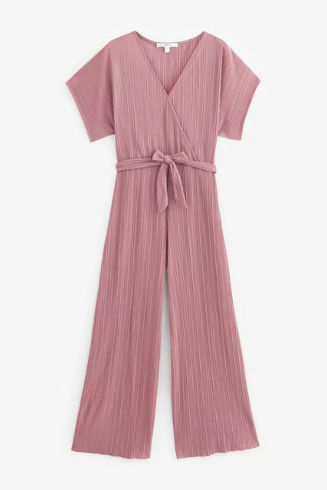 Next Jumpsuit Plissierter Kurzarm-Jumpsuit, Kurzgröße (1-tlg) günstig online kaufen