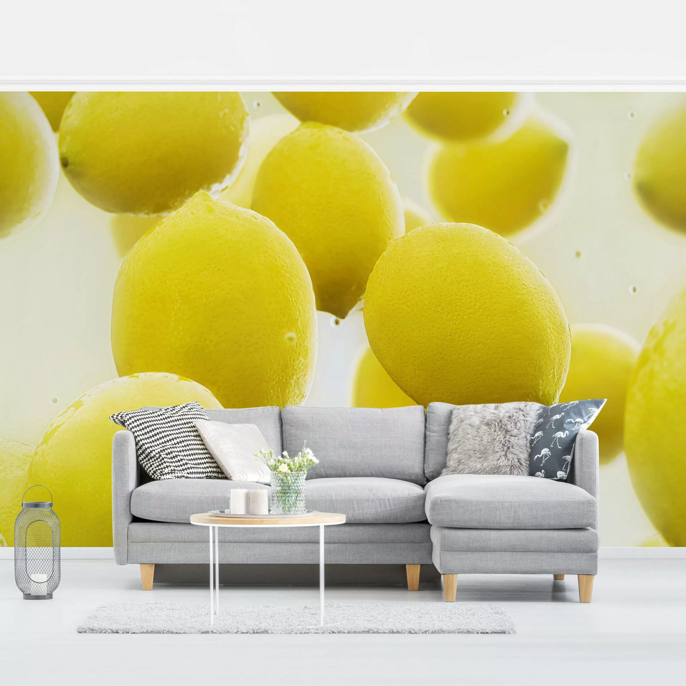 Fototapete Zitronen im Wasser günstig online kaufen
