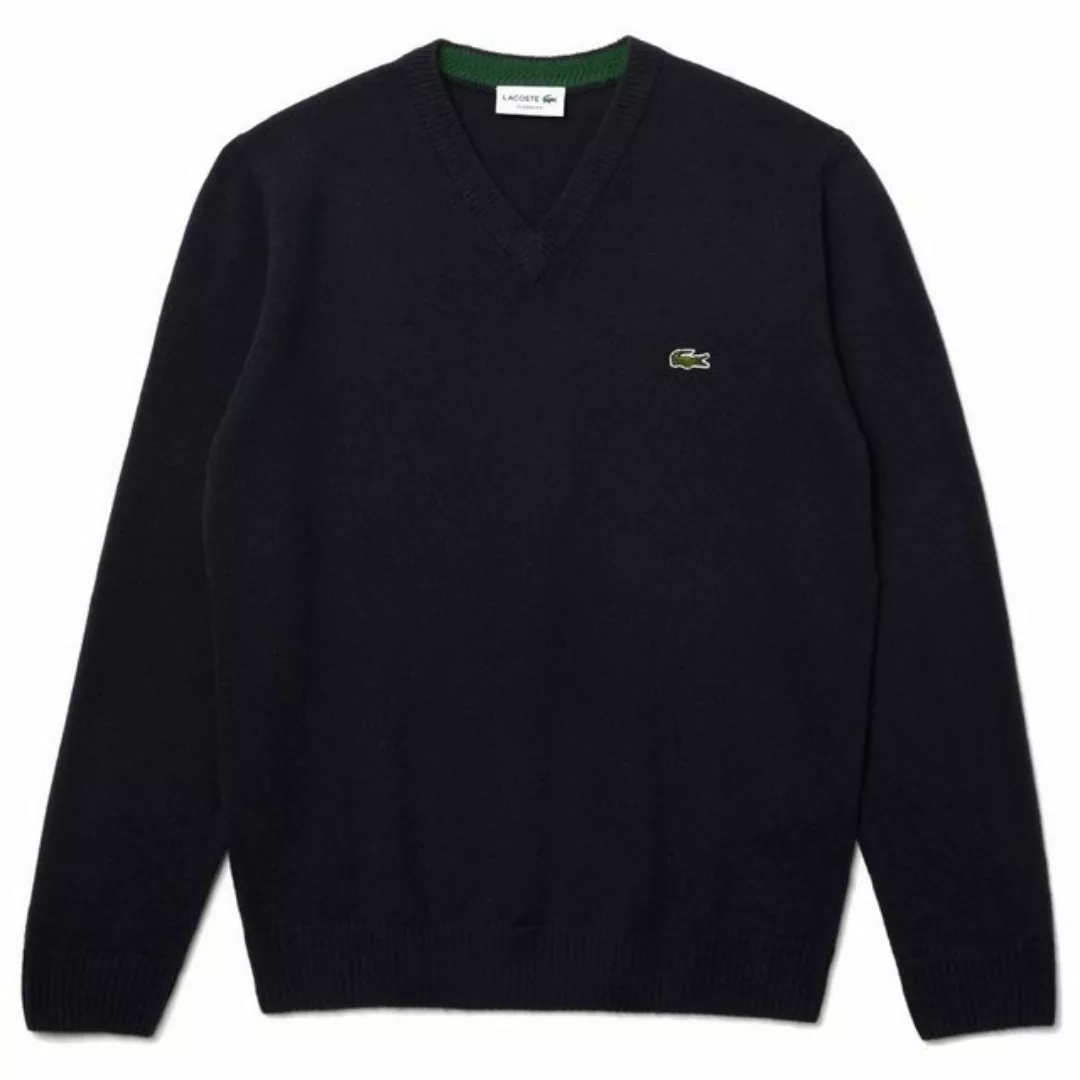 Lacoste Trainingspullover Lacoste V-Neck Pullover Navy günstig online kaufen