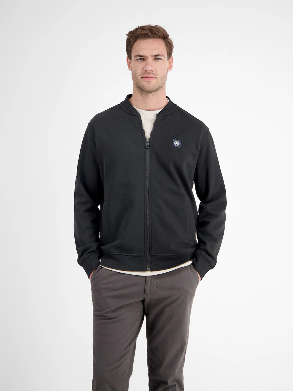 LERROS Sweatjacke "LERROS College-Sweatjacke für Herren" günstig online kaufen