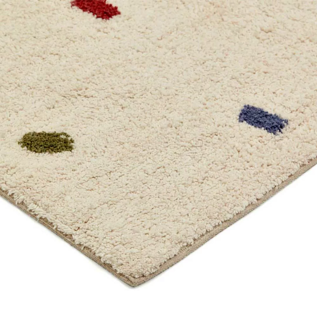 Teppich für Kinderzimmer in Weiß Bunt modern rechteckig günstig online kaufen