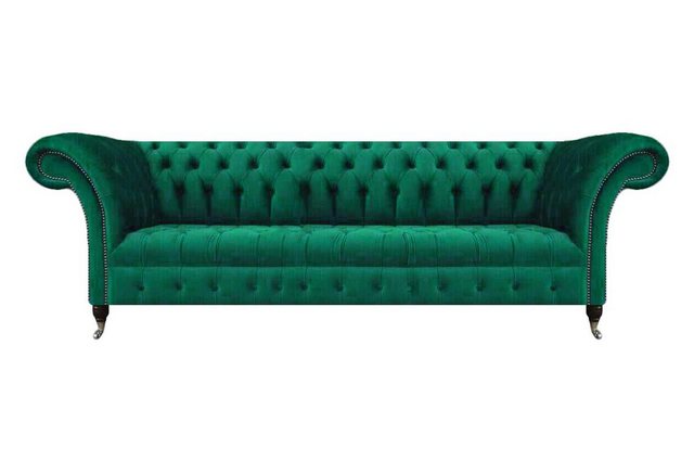 Xlmoebel Sofa Neues grünes Chesterfield Viersitzer Luxus-Sofa für das Wohnz günstig online kaufen