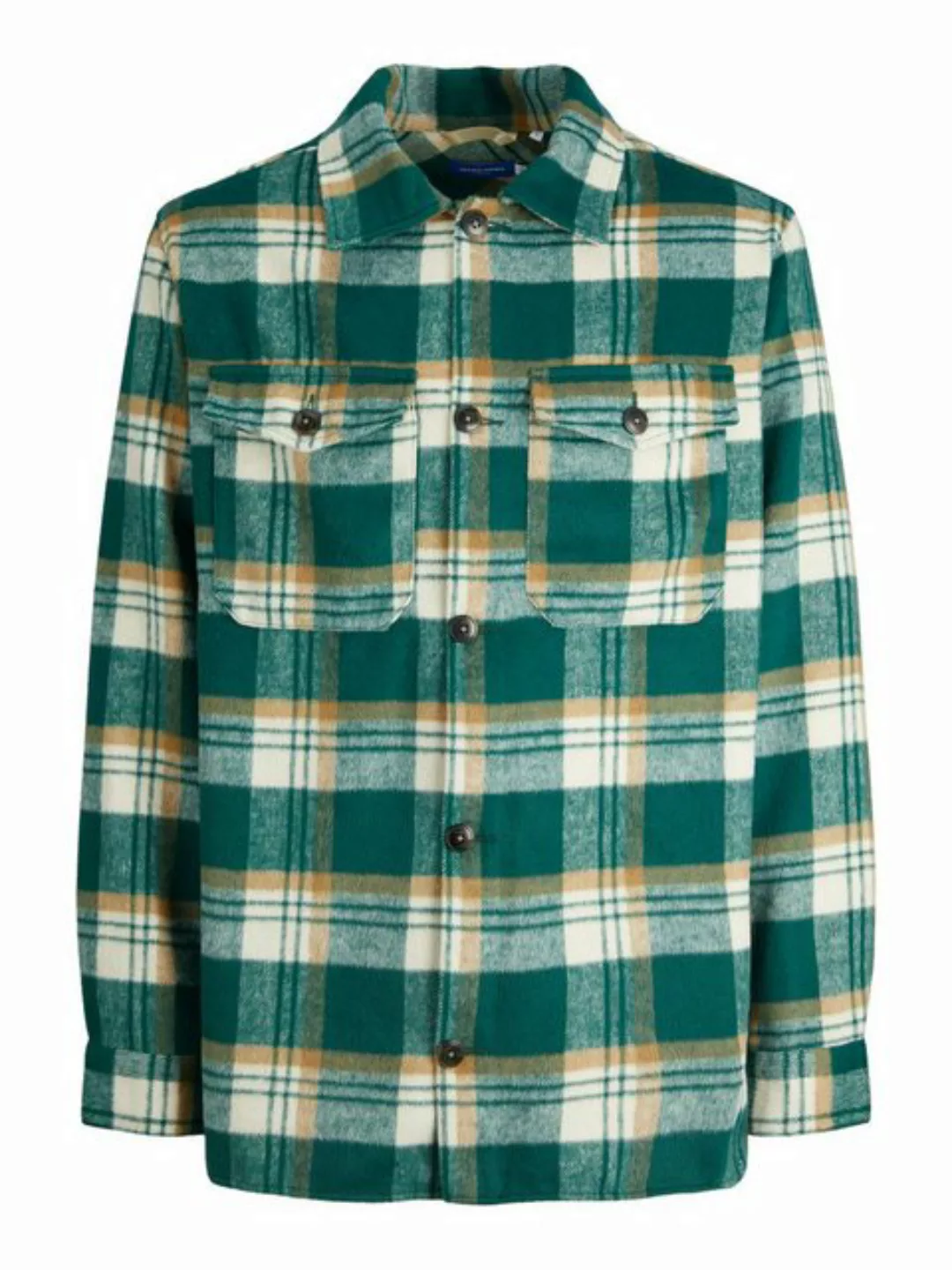 Jack & Jones Karohemd Herren Hemd Karo JOROLLIE CHECK OVERSHIRT LS SN günstig online kaufen