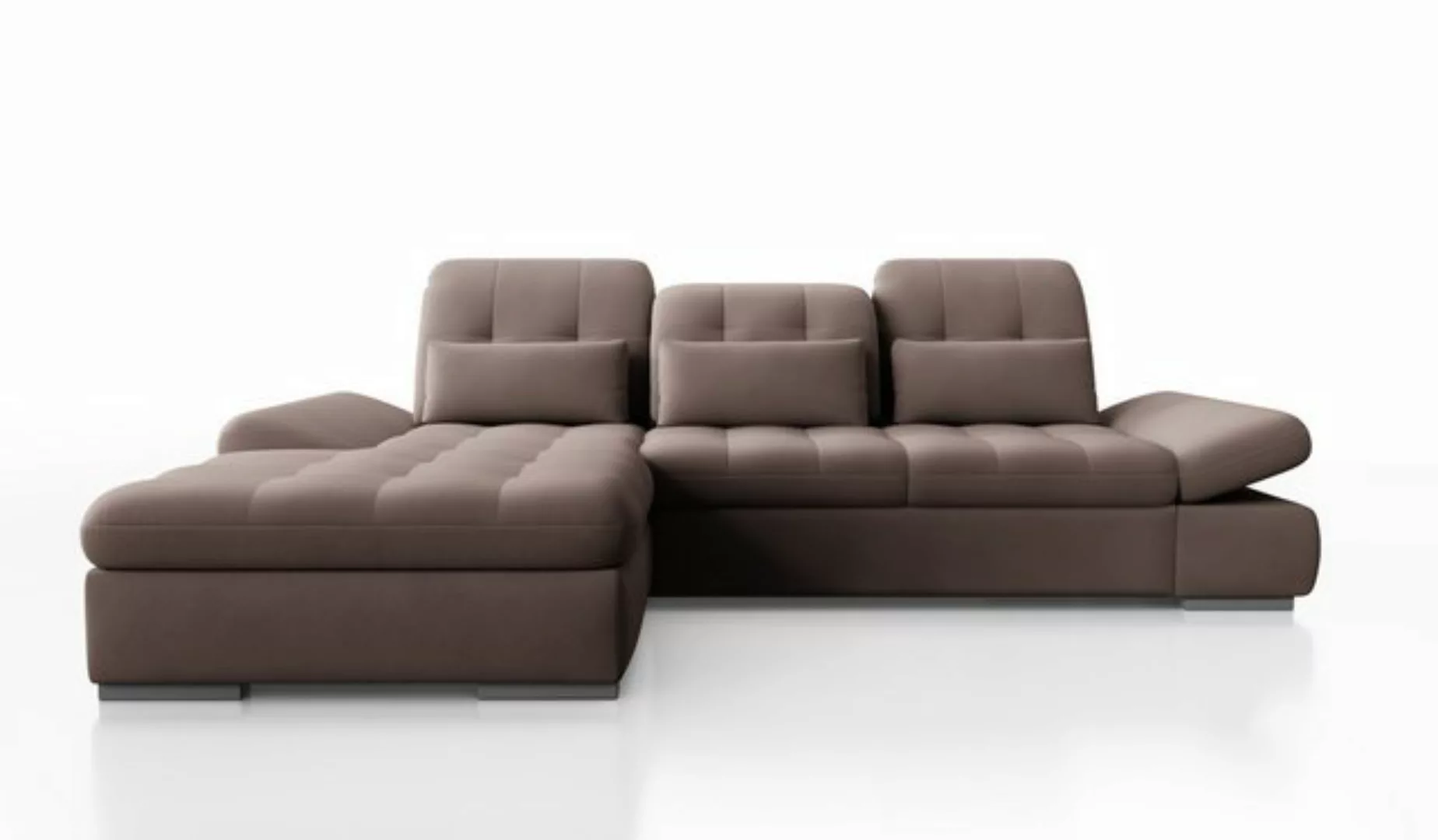 Hygger Möbelhaus Ecksofa Oregon L-Form 300x200 cm. mit Schlaffunktion und B günstig online kaufen