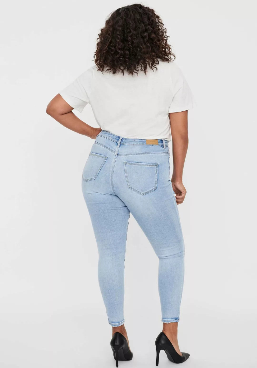 Vero Moda Curve Skinny-fit-Jeans "VMPHIA HR SKINNY J GU3162 CURVE NOOS" günstig online kaufen