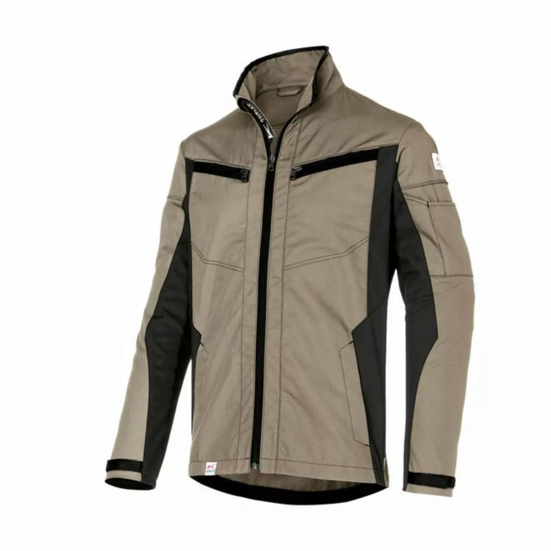 Kübler Softshelljacke Kübler Innovatiq Jacke sandbraun/schwarz günstig online kaufen