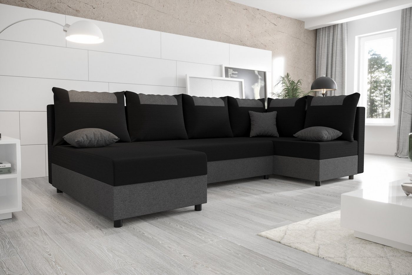 ALTDECOR Wohnlandschaft STARI6, Couch mit Schlaffunktion, Wohnzimmer - Wohn günstig online kaufen