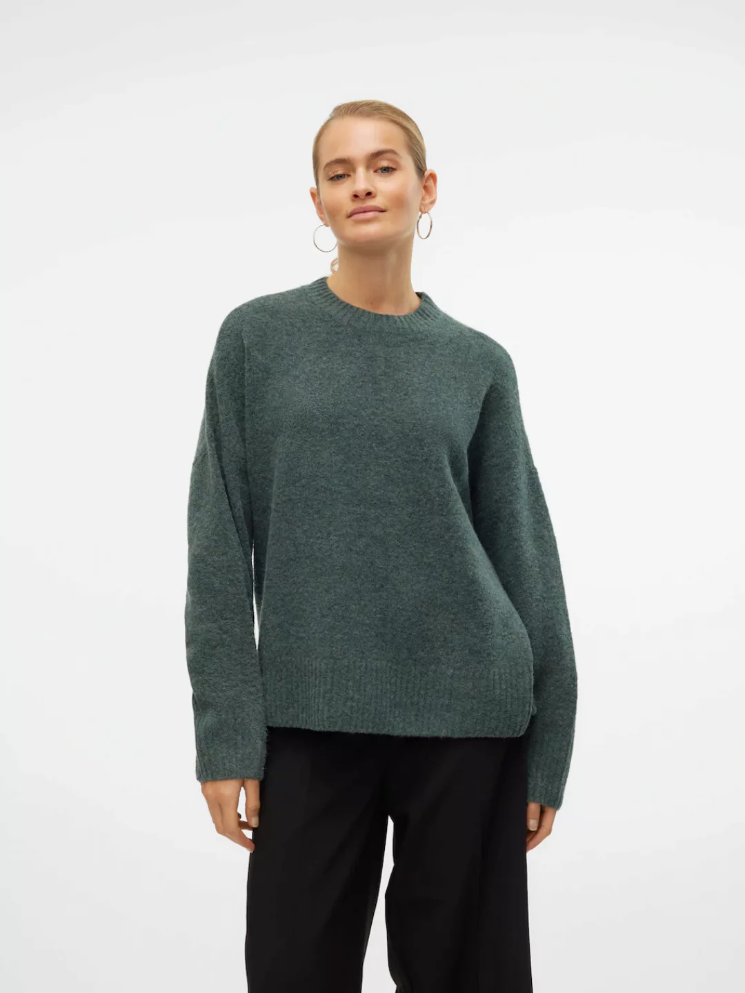 Vero Moda Strickpullover "VMBOOM LS O-NECK PULLOVER GA NOOS" günstig online kaufen