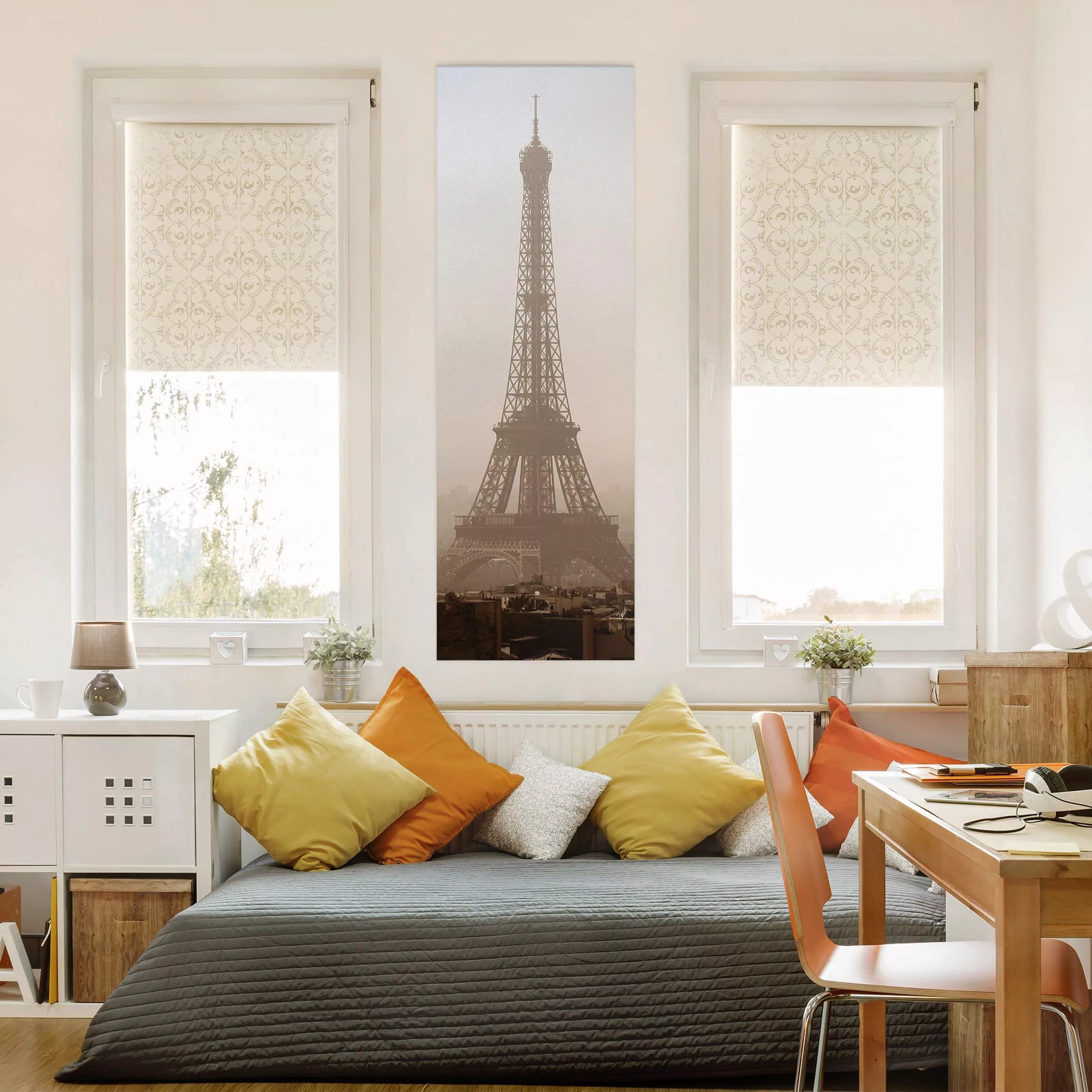 Leinwandbild Architektur & Skyline - Hochformat Tour Eiffel günstig online kaufen