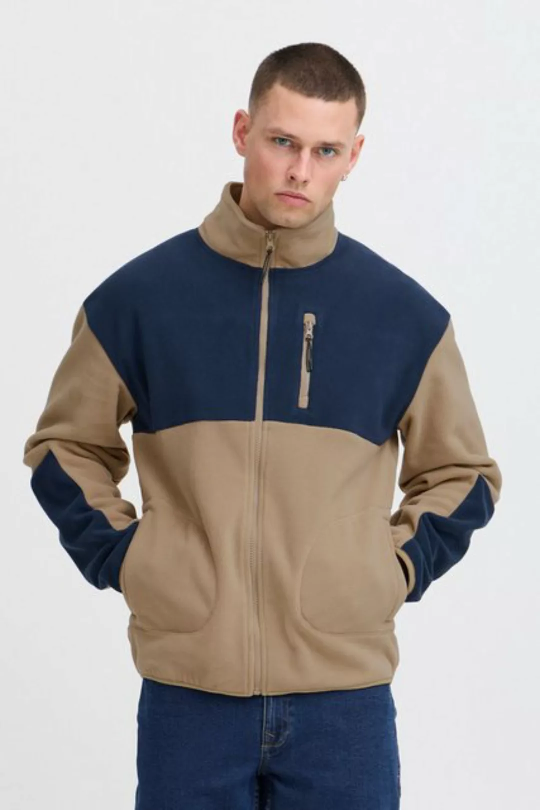 Blend Fellimitatjacke BLEND BHBROOKS Sweatshirt zipp thru günstig online kaufen