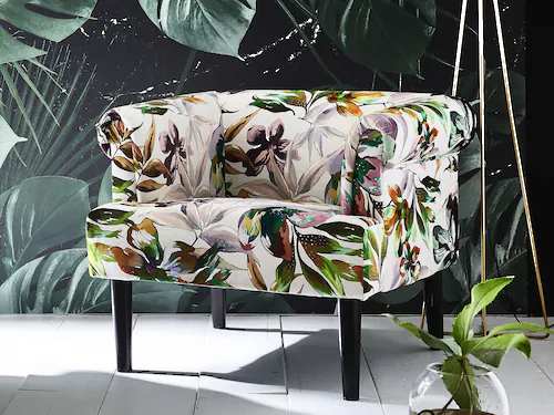 ATLANTIC home collection Sessel "Charlie", Loungesessel mit Wellenunterfede günstig online kaufen