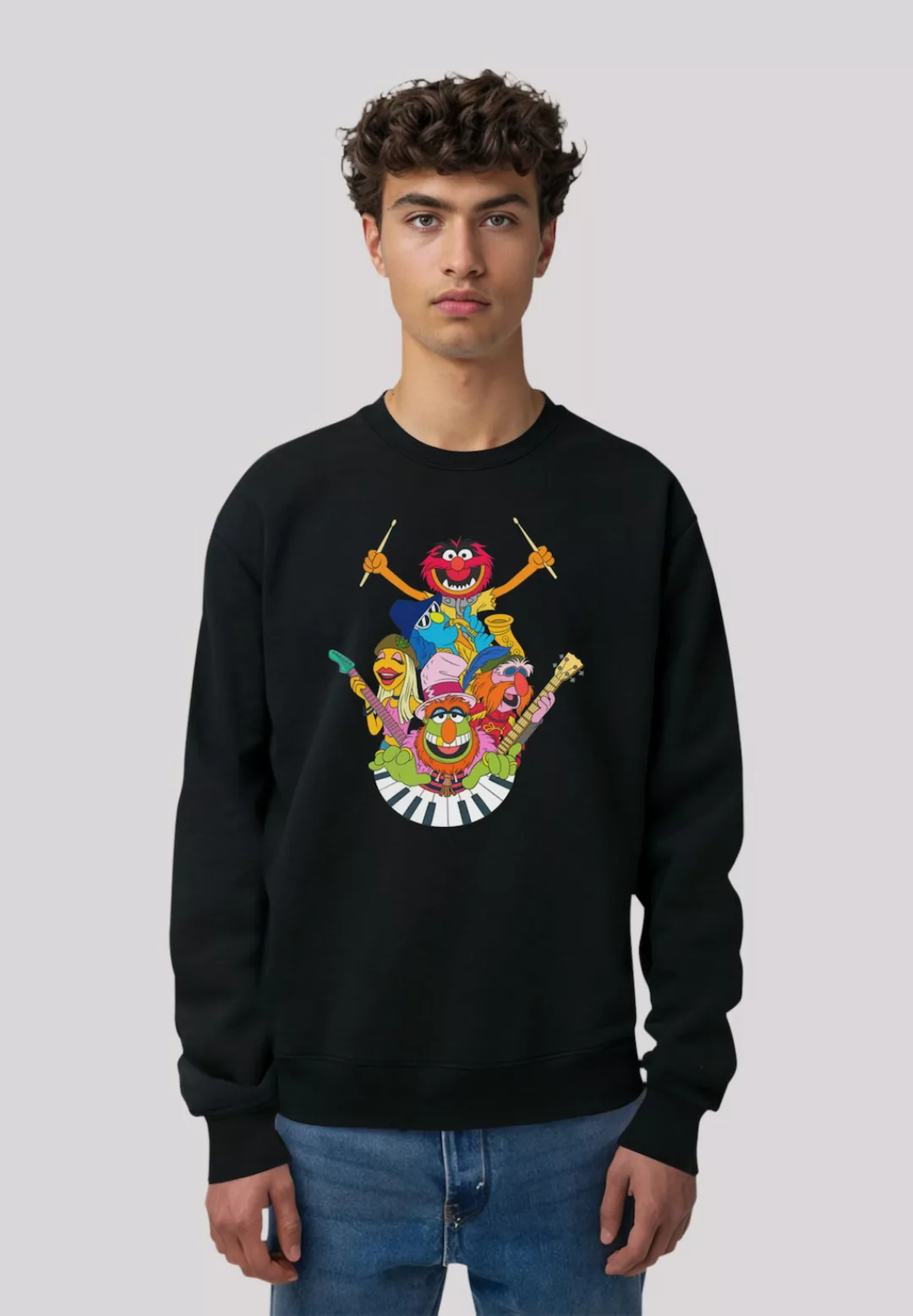 F4NT4STIC Sweatshirt Disney Muppets Dr. Teeth und The Electric Mayhem Premi günstig online kaufen