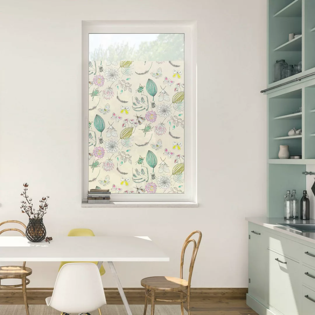 LICHTBLICK Fensterfolie Natur bunt B/L: ca. 50x100 cm günstig online kaufen