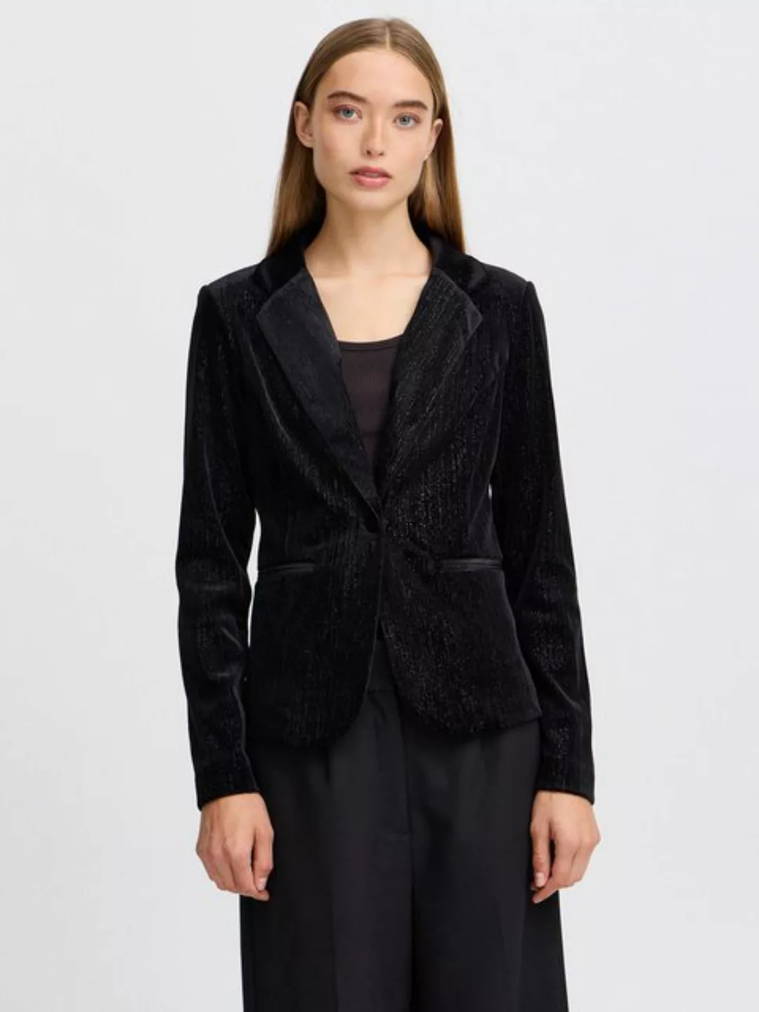 Ichi Kurzblazer KATE (1-tlg) Plain/ohne Details günstig online kaufen