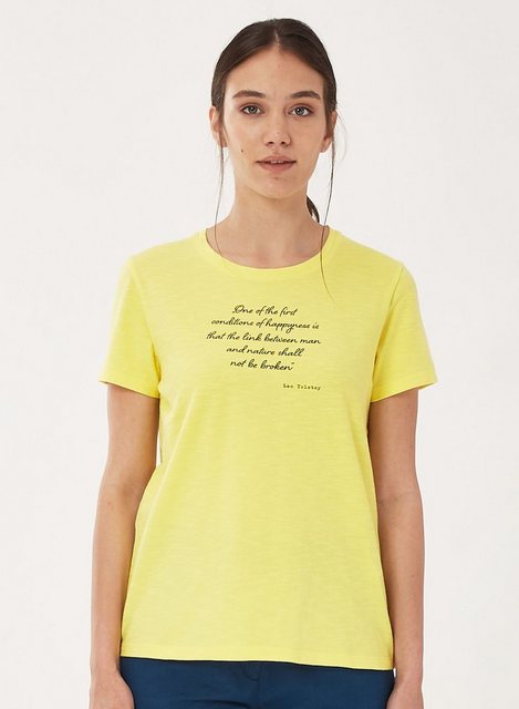 T-shirt Aus Bio-baumwolle Mit Text-print günstig online kaufen