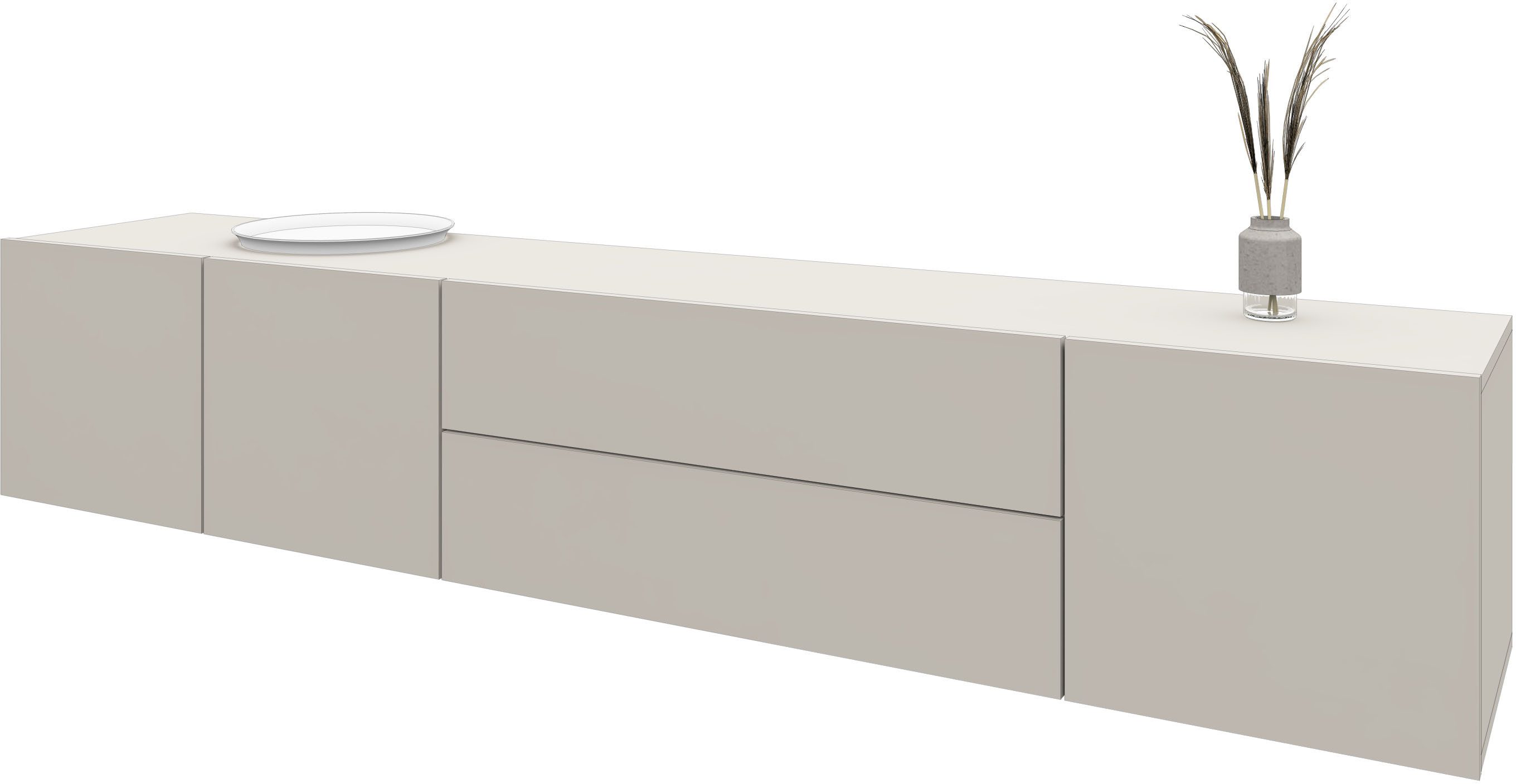 borchardt Möbel Lowboard "Sophia", Breite 190 cm, stehend und hängend monti günstig online kaufen